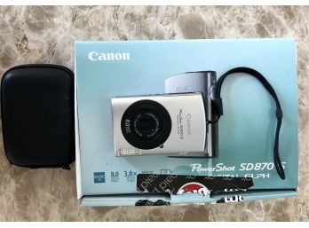 Canon Power Shot Digital Camera SD870 IS