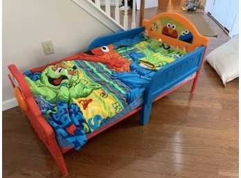 Toddler Sesame Street Plastic Bed