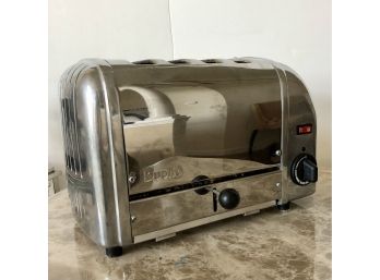 Dualit 4 Slice Polished Chrome Toaster Retails $500