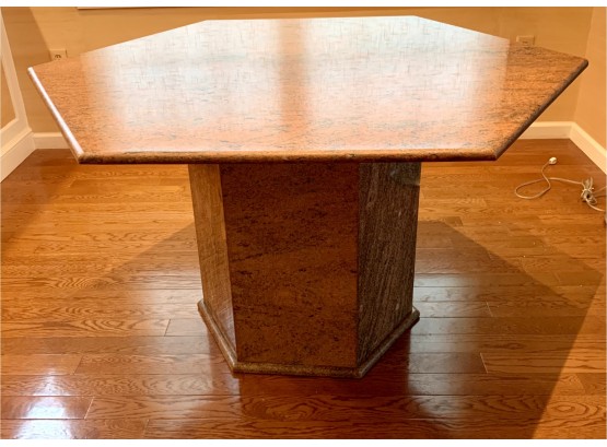 Post Modern Granite Stone Hexagonal Dining Table 55' By 55'