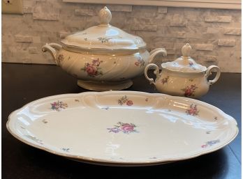 Trio Of Hutschenreuther Barvarian Germany Serving Pieces