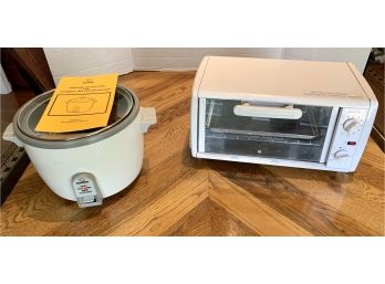 Sunbeam Toaster Oven And Zojirushi Rice Cooker