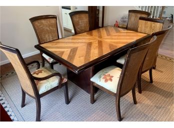 Hibriten Mid Century Dining Room Set With Table And Matching Six Chairs