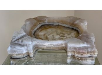 Magnificent Piece Of Alabaster Ashtray