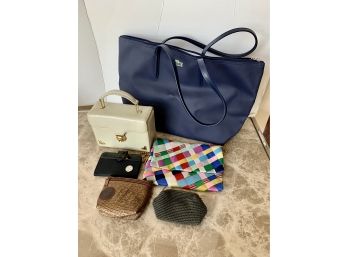 Potpouri Of Bags Featuring Lacoste Tote