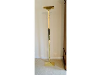 Mid Century Modern Tall Brass Lamp