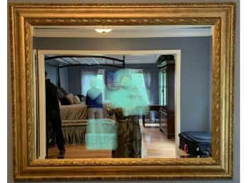 Large Rectangular Shaped Giltwood Mirror 48' By 40'