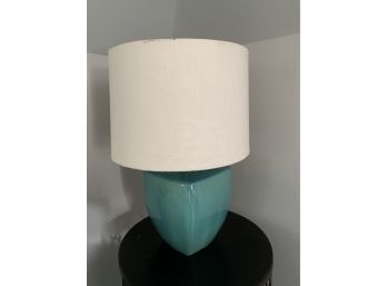 Exceptional Turquoise Ceramic Lamp