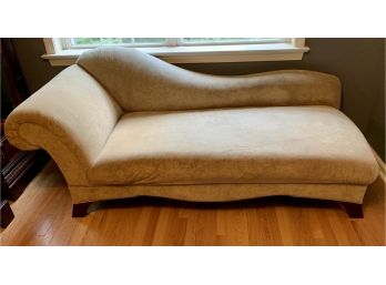 Super Comfortable Microsuede Chaise Fainting Sofa Couch