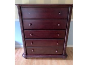 Munire Tall Five Drawer Chest Of Drawers Dresser