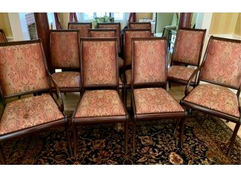 Exceptional Signed Henkel Harris Mahogany Set Of 12 Chairs Dining