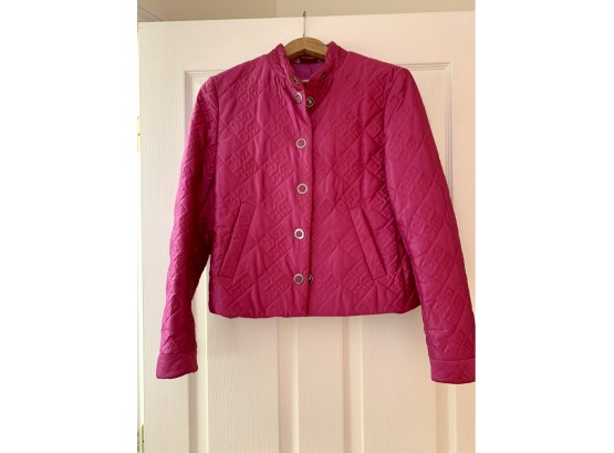 Coveted Designer Ladies Versace Quilted Jacket Size Small