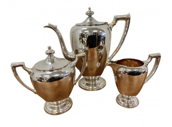Reed & Barton Sterling Silver Tea Coffee Service Set 45.51 Troy Ounces