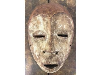 Vintage Nigerian Carved Wooden Tribal Hanging Mask
