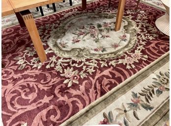 Magnificent Large Handmade Aubusson Rug 14 FT By 10 FT