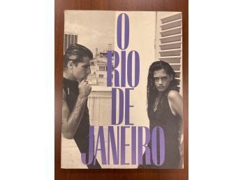 Rare Signed Bruce Weber Coffee Table Book O Rio De Janiero
