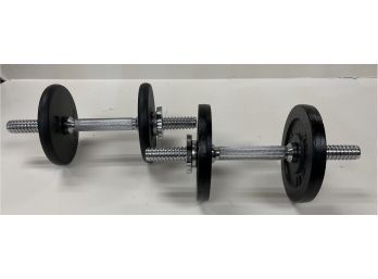 Home Gym Weights Dumbells Total 20 Lbs Top Of The Line