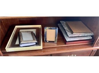 Lot Of 6 Picture Frames And Album
