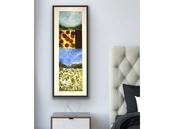 Large Abstract Collage Print Artwork