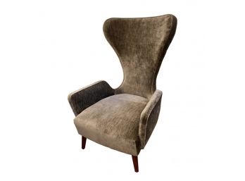 Mid Century Style Tom Dixon Ganta Sculptural Wingback Chair