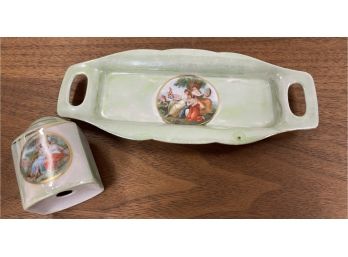 Allemagne Butter Dish And Shaker