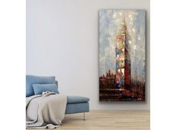 Big Ben London Large Print On Canvas, Giclee 5FT Tall
