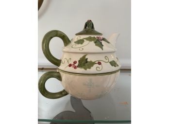Tracy Porter Hand Painted Teapot And Cup