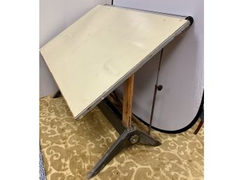 Vintage Mayline Architect Drafting Table Desk With Chair