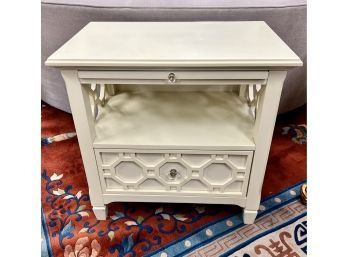 Contemporary Off White Nightstand By Pottery Barn Great Storage Option