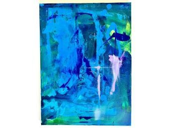 Original Abstract Expressionist Painting By Arlene Carr