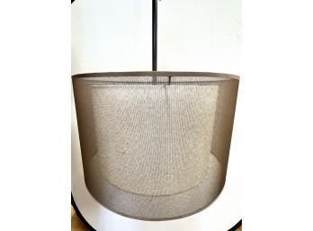 New Crate And Barrel Drum Light Fixture Ceiling Pendant Never Used