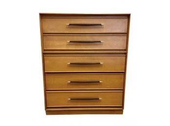 Mid Century Heywood Wakefield Signed Dresser Chest Of Drawers