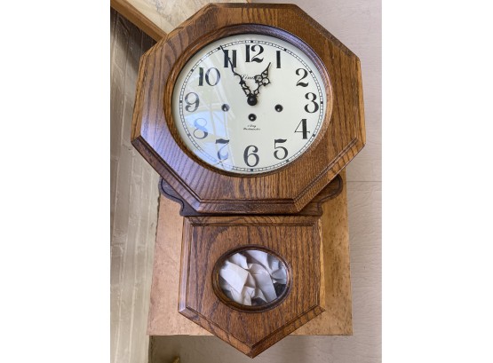 Beautifully Crafted Linden 8 Day Westminster Wall Clock