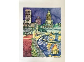 Limited Edition Of Central Park Signed John Simonetti #67 Of 200