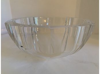 Elegant Orrefors Heavy Glass Seving Bowl