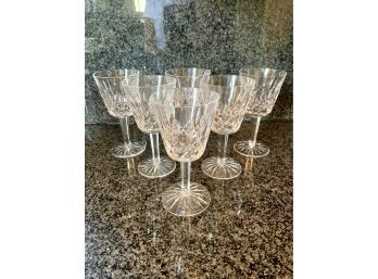 Exceptional Set Of 6 Waterford Lismore Port Wine Glasses