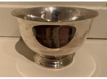 Tiffany & Co. Sterling Silver Engraved Bowl