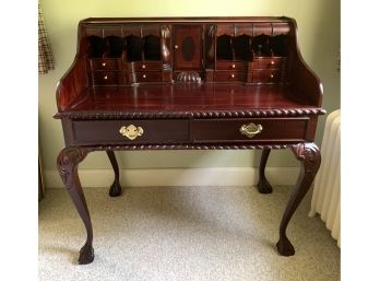 Carlton Style Writing Desk With Ball And Claw Feet