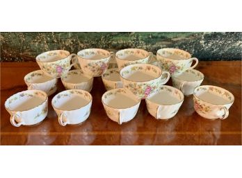 Beautiful Minton Fine China Set Of 20 Porcelain Teacups In The Lorraine Pattern