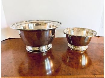 Two International Silver Co. Paul Revere Bowls