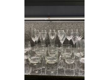 Gorgeous Assortment Of Etched Glassware By Princess House  Stemware Barware