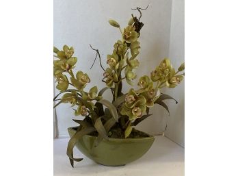Lovely Silk Orchid Flower Arrangement