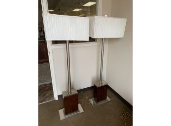 Pair Of Modern Floor Lamps
