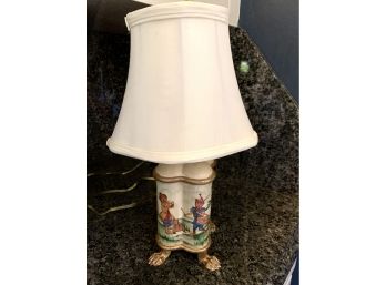 Petite Ceramic Hand Painted Whimsical Lamp