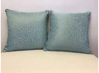Gorgeous Tiffany Blue Custom Kravet Pillows