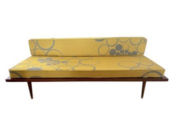 Mid Century Modern Signed Scandia Settee With New Herman Miller Upholstery - DELIVERY AVAILABLE