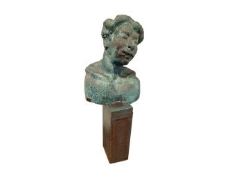 Rare Original Mesh Bust Sculpture Of Eleanor Roosevelt