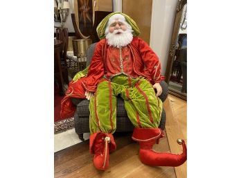 One Of A Kind Life Size Santa Over Five Feet Tall Ho! Ho! Ho!