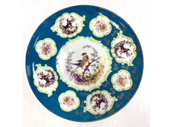 Exquisite Victoria Austria Porcelain Bird Plate