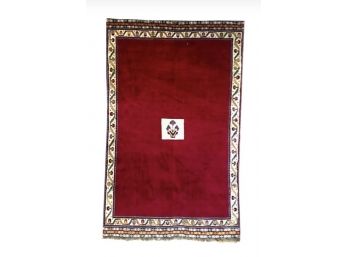 Stunning Persian Handwoven Deep Red Area Rug The Perfect Gift This Holiday Season
